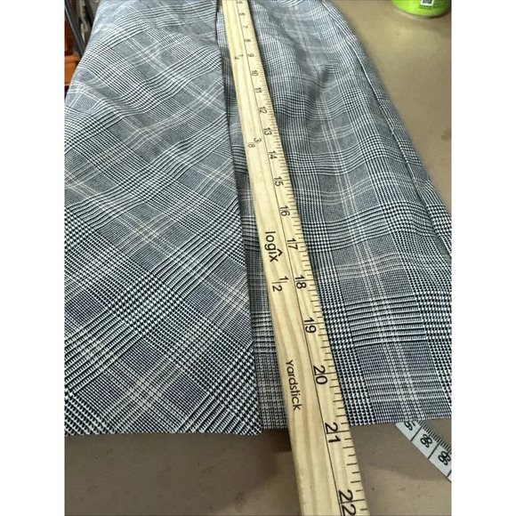 Talbots Plaid Faux Wrap Tweed Skirt Women sz 8 Dark Acedemia Professional Career - Picture 8 of 9